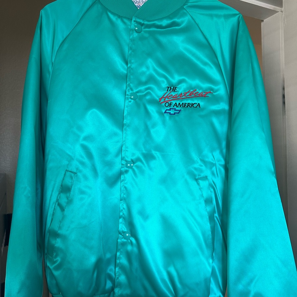 Teal Chevrolet Jacket